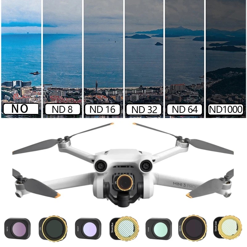 Drone Kit With Camera - DJI Mini 3 Pro用ドローンフィルター カメラレンズフィルターキット MCUV